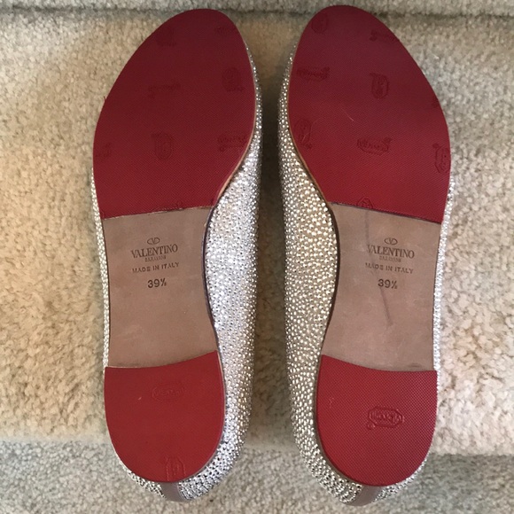 Valentino Silver Micro-Stud Smoking Slipper - Picture 11 of 16